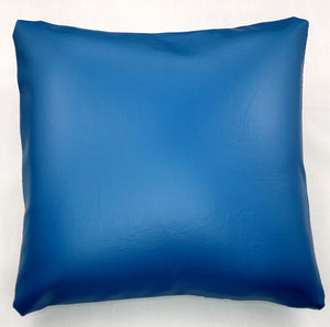 Bright Blue Vinyl Comfee Cushion